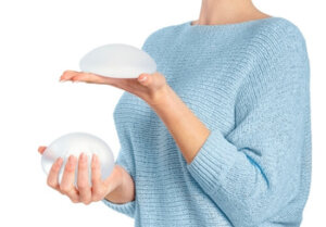 what do breast implants look like when you're old select
